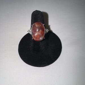 Beautiful Fire Quartz Crystal Ring 💍💜